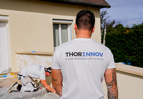Thorinnov en action sur un chantier