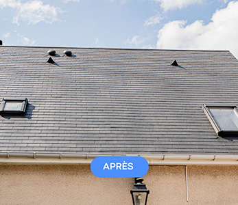 toiture-apres-2 Toiture avec ardoises après rénovation