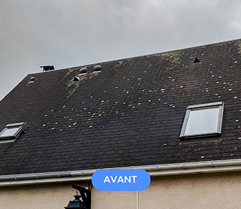 toiture-avant-2 Toiture avec ardoises avant rénovation